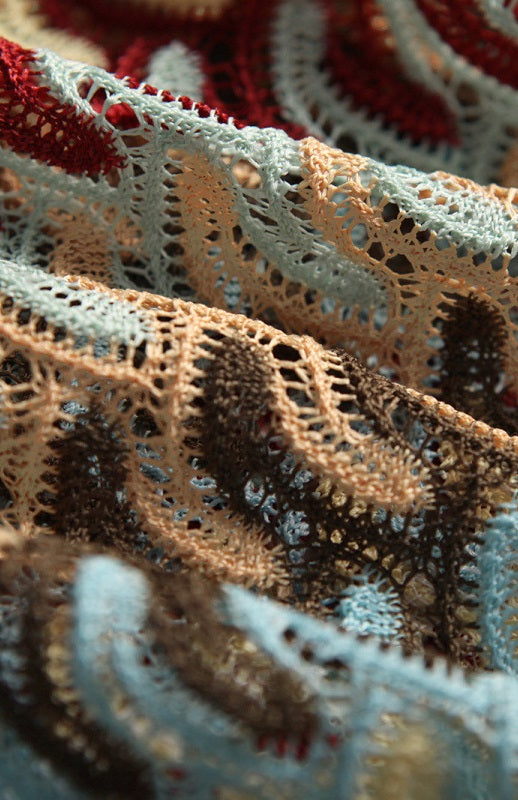 Men's Cuban-Collar National-Style Hollow Out Jacquard Short-Sleeve Shirt