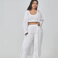 Women's Cozy Pyjama Set, Three-Piece Lounge Set