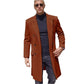 Thick Woollen Men's Large Coat, Plus Sizes