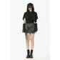 Dark in Love Nyx Distressed Shredded Hooded Poncho