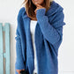 Hooded Bat-Sleeve Oversized Fashion Cardigan, Multi Colours