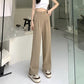 Vireous Women's Loose High Waist Wide Leg Pants