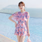 Fashion One-Piece Swimsuit Dress, Plus Sizes