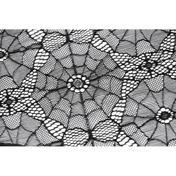 Dark in Love Seraphine Black Lace Ruffle Arm Warmer Sleeves