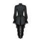 Dark in Love Felicity Gothic Lacy Zip-Up Tailcoat Shirt
