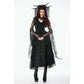 Dark In Love Gothic Lace Bell-Sleeve Cape