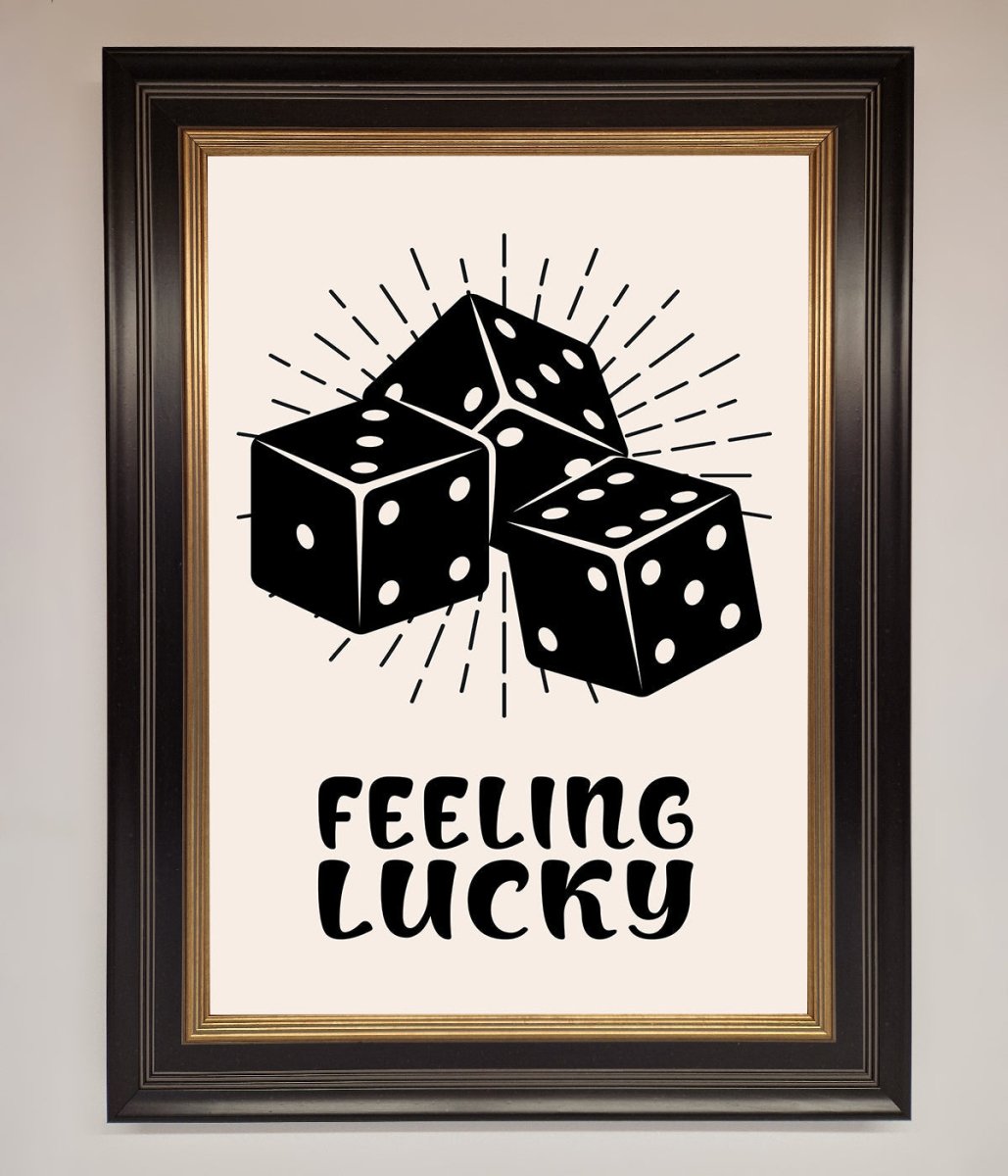 Feeling Lucky Framed Poster