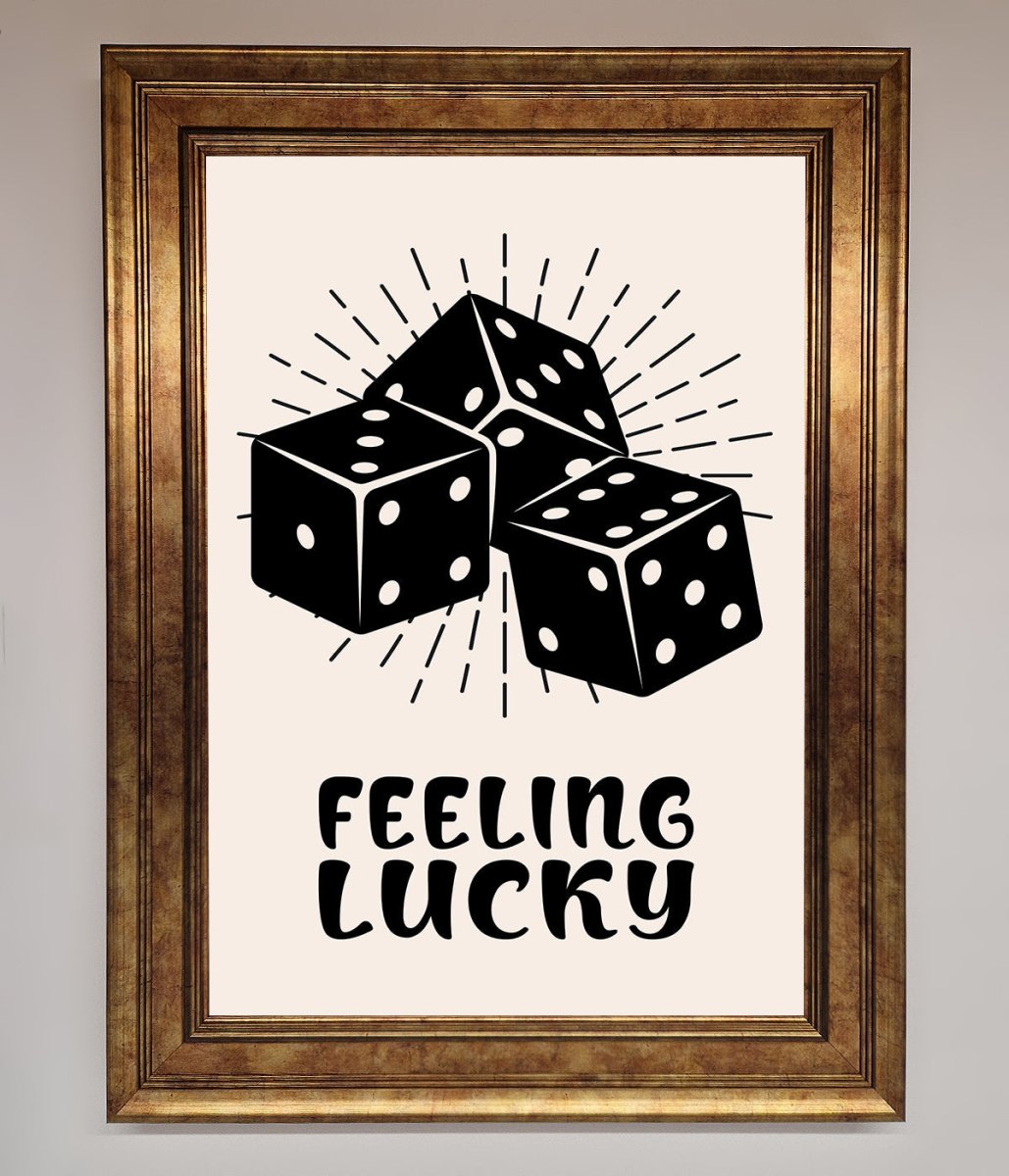 Feeling Lucky Framed Poster