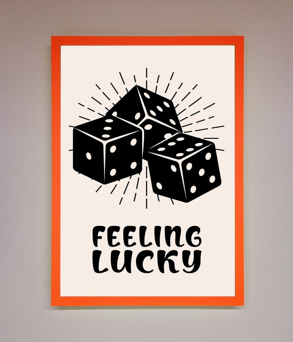 Feeling Lucky Framed Poster