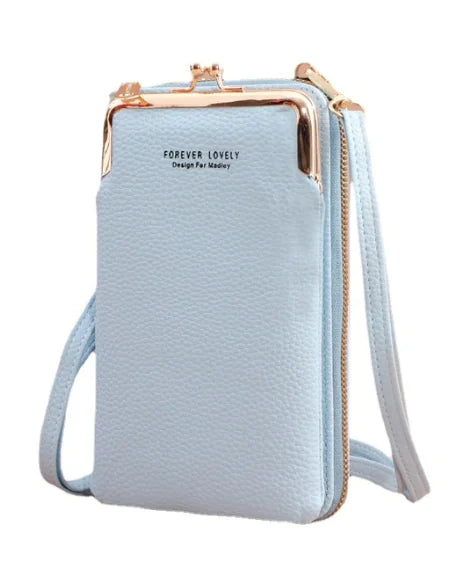 Forever Lovely Smart Phone Bag Purse with Shoulder Strap, Multi Colours