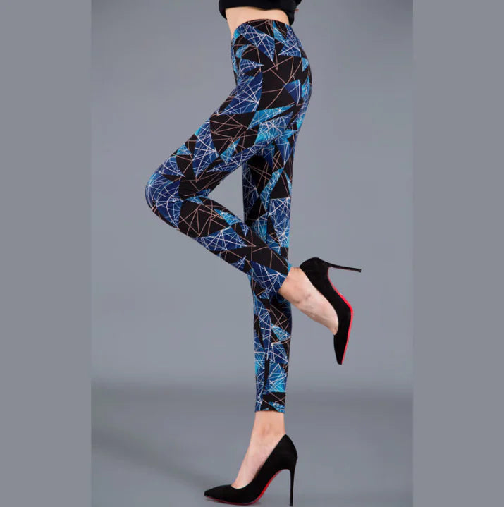 Art Print Women's Stretch Leggings, Multi Designs