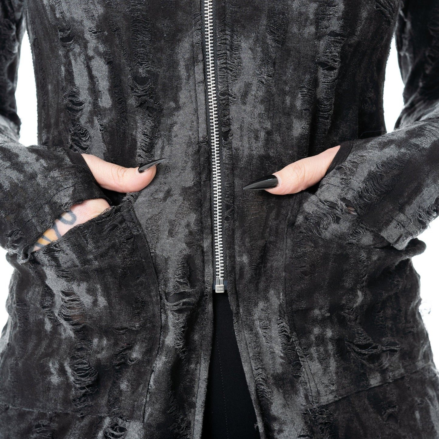 Heartless Ghoul Grunge Aesthetic Cardigan