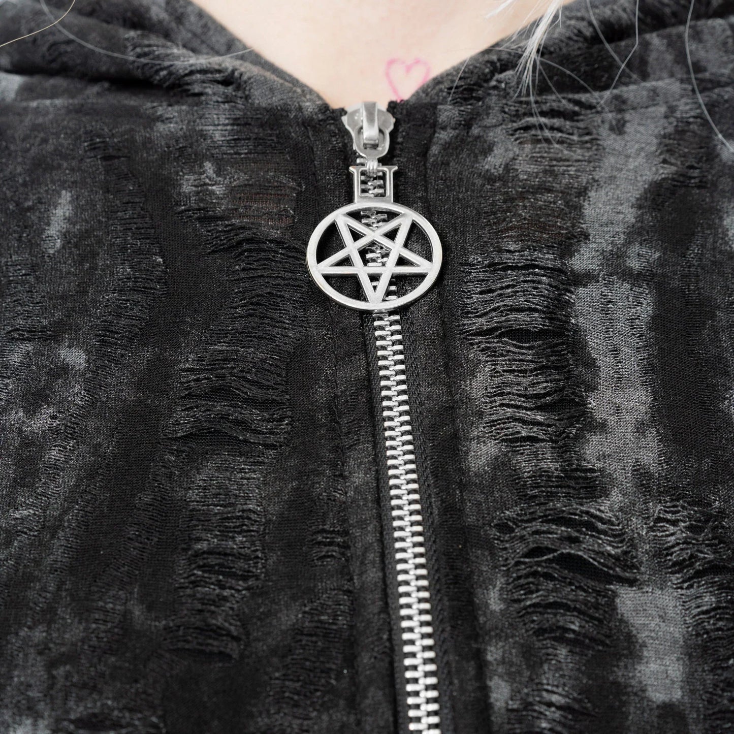 Heartless Ghoul Grunge Aesthetic Cardigan