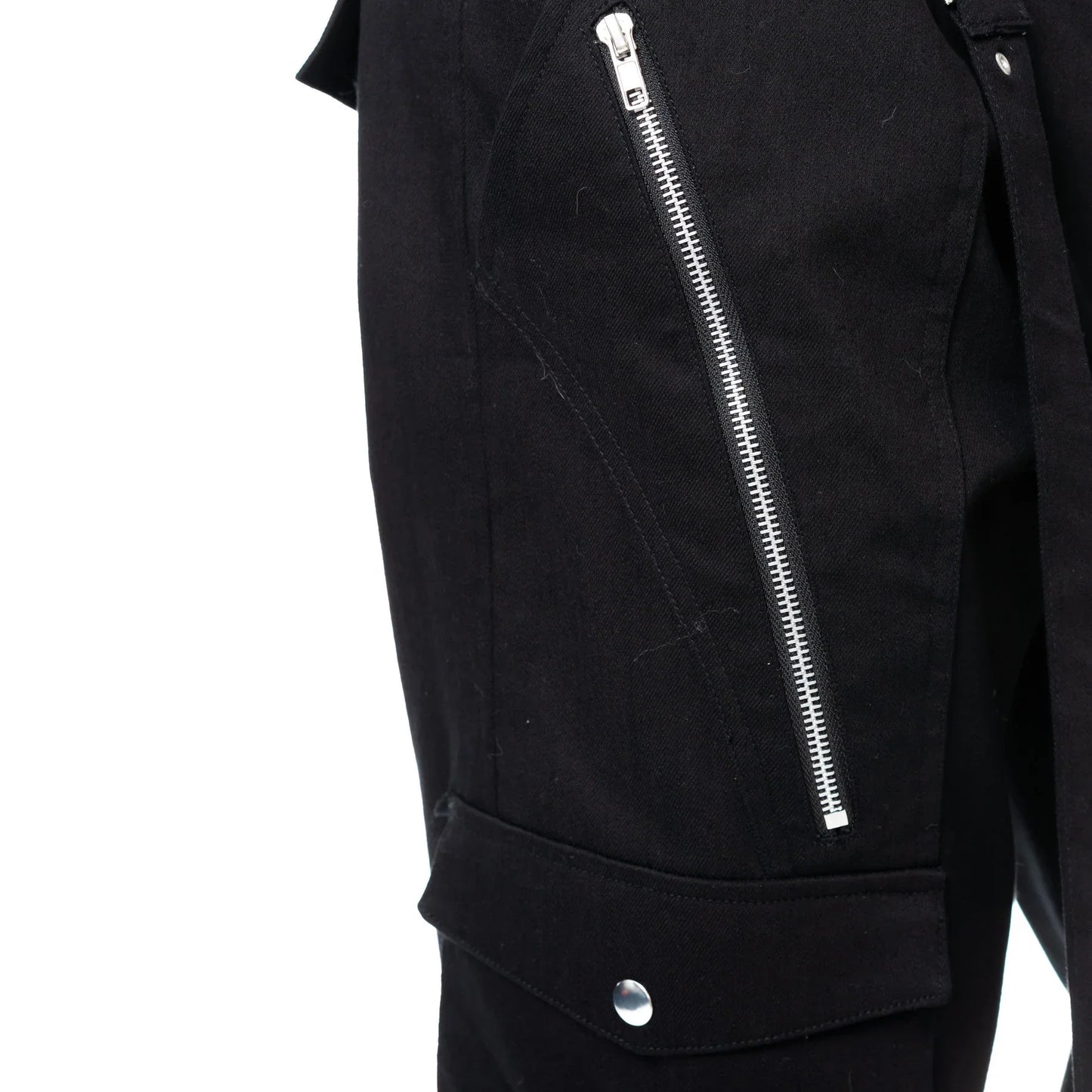 Vixxsin Halston Pants, Men's Streetwear Cargo Trousers in Black