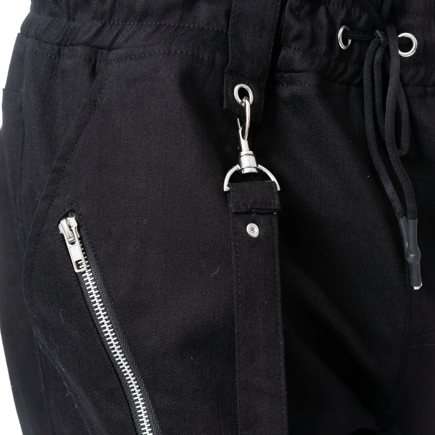 Vixxsin Halston Pants, Men's Streetwear Cargo Trousers in Black
