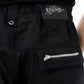 Vixxsin Halston Pants, Men's Streetwear Cargo Trousers in Black