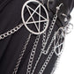 Heartless Hellbound Chain and Faux Leather Belt