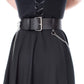 Heartless Hellbound Chain and Faux Leather Belt