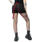 Heartless Honora Women's Check Shorts in Black & Red