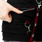 Heartless Honora Women's Check Shorts in Black & Red