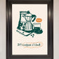 It's Coffee O'Clock Framed Wall Art
