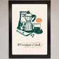 It's Coffee O'Clock Framed Wall Art