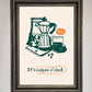 It's Coffee O'Clock Framed Wall Art
