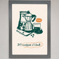 It's Coffee O'Clock Framed Wall Art
