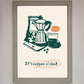 It's Coffee O'Clock Framed Wall Art