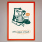 It's Coffee O'Clock Framed Wall Art