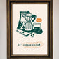 It's Coffee O'Clock Framed Wall Art