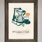 It's Coffee O'Clock Framed Wall Art