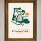 It's Coffee O'Clock Framed Wall Art