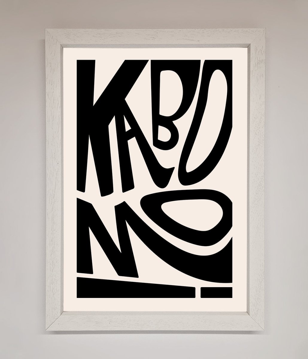 Kaboom! Framed Art Print