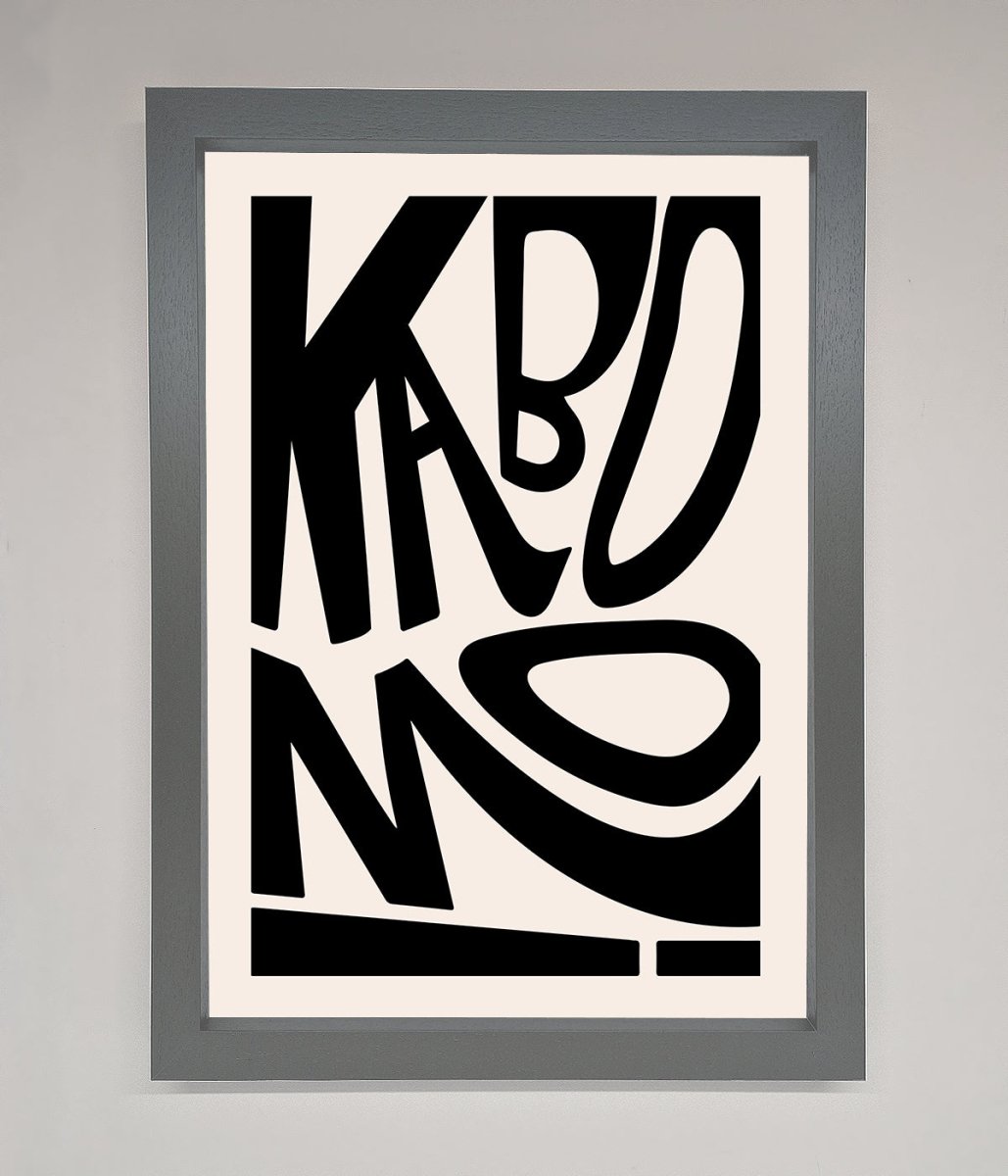 Kaboom! Framed Art Print