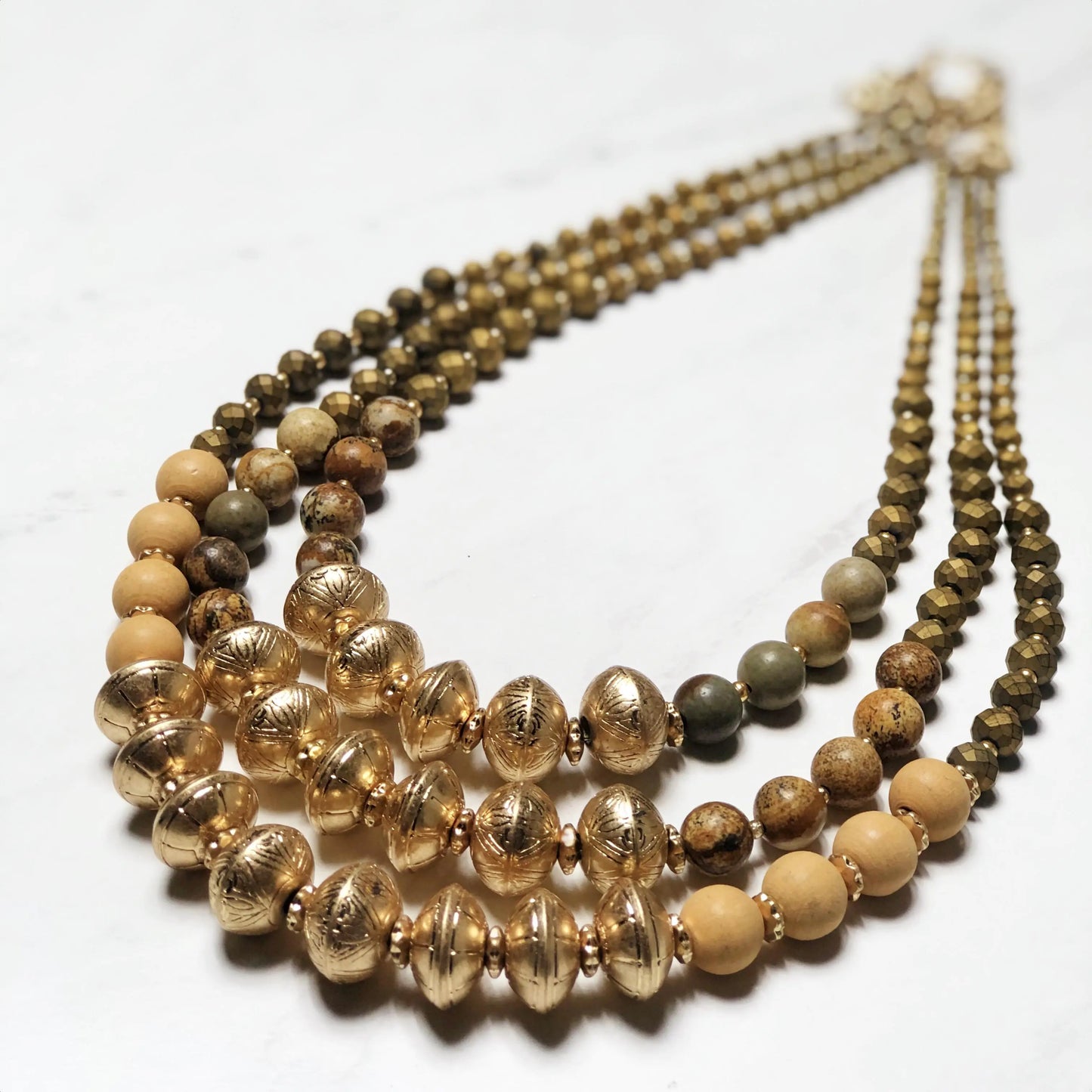 Boho Three-Strands Necklace