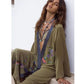 Chic Long Kimono Embroidered Beach Coverup
