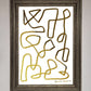 Line Squiggle Foil Art Print