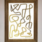 Line Squiggle Foil Art Print