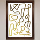 Line Squiggle Foil Art Print