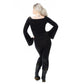 Poizen Industries Maelys Flared Sleeve Top in Black