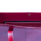 Handmade Leather Shopper in Magenta