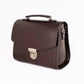Executive Handmade Leather Sugarcube Grande in Marsala Red