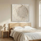 Quiet Limestone Orbit Art Print, Extra Large, White Frame