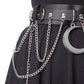 Heartless Moondusk Chain and Faux-Leather Belt