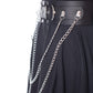 Heartless Moondusk Chain and Faux-Leather Belt