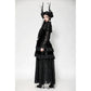 Dark in Love Onyx Romantic Gothic Velvet Lace Princess Gown