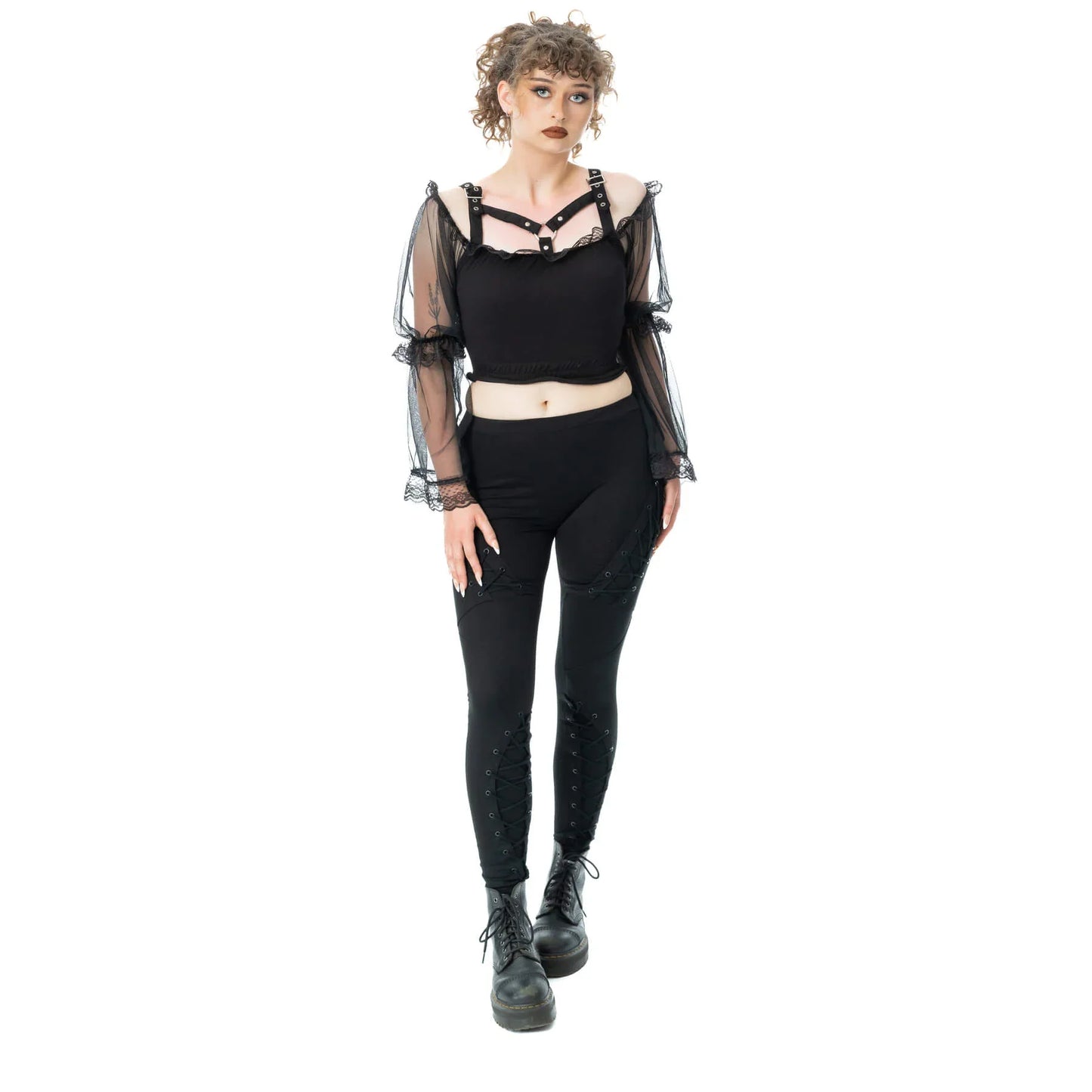 Poizen Industries Nightshade Laced Leggings