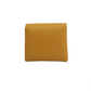 Handmade Leather Simple Coin Purse in Yellow Ochre