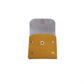 Handmade Leather Simple Coin Purse in Yellow Ochre